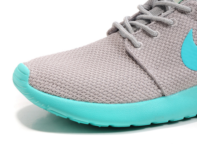 nike Roshe femmes running chaussures gris bleu (3)